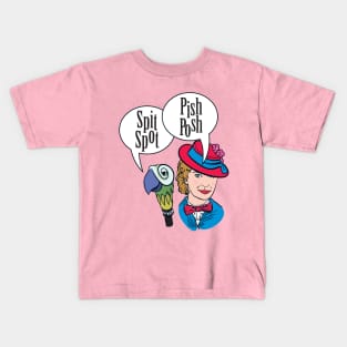 Pish Posh Spit Spot Kids T-Shirt